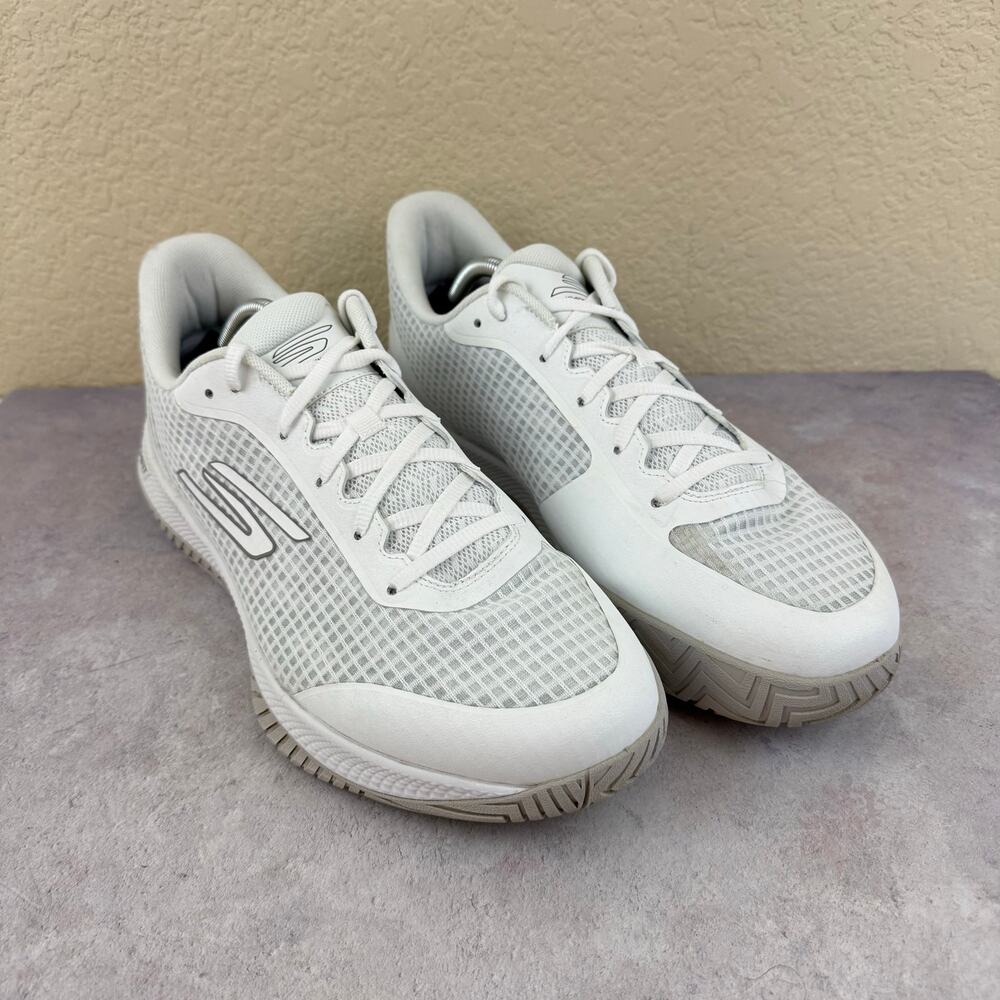 Men's Skechers Viper Court Pro White 12 WW Wide US